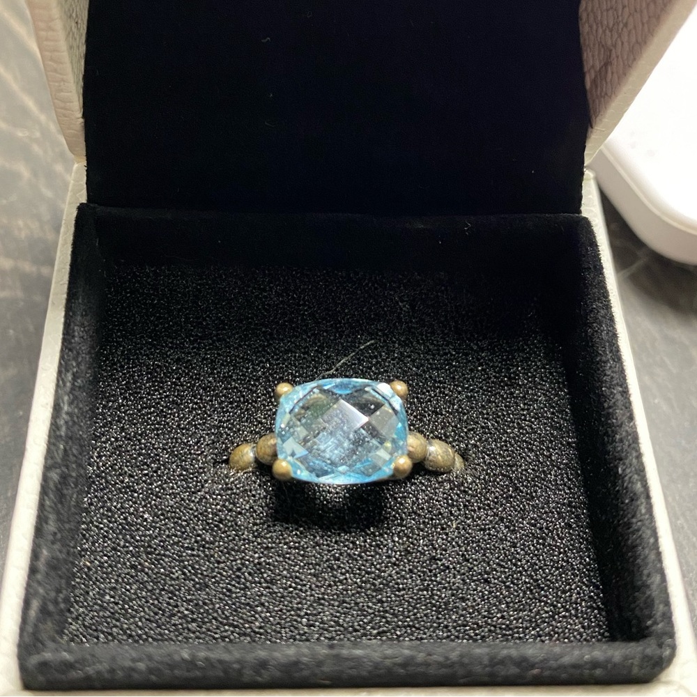 Pandora Blue Stone Ring